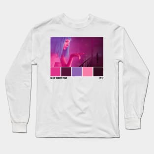 Blade Runner Color Palettes Long Sleeve T-Shirt